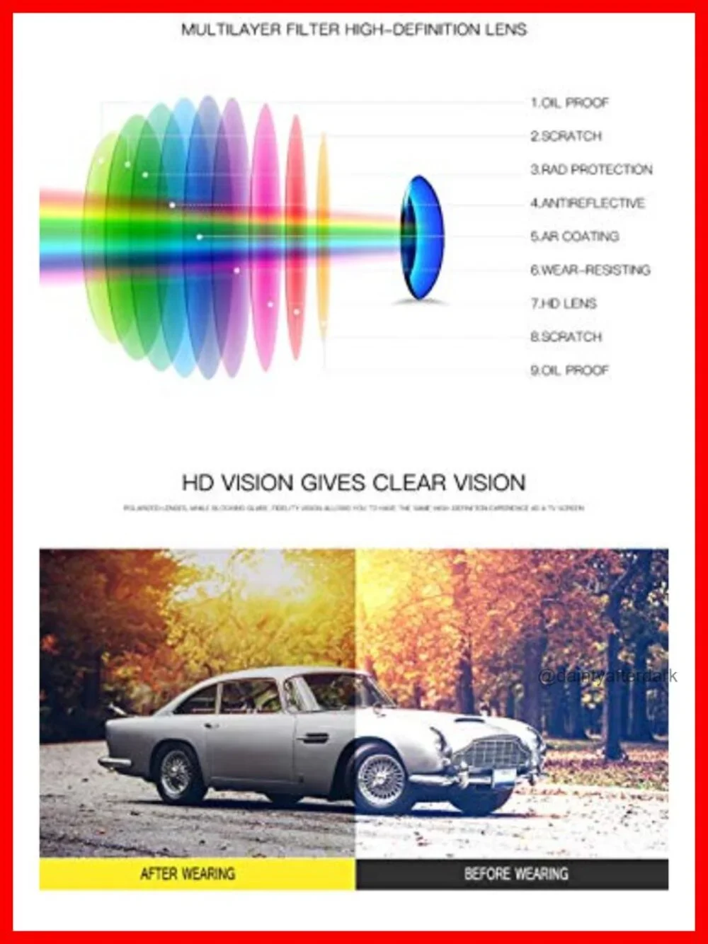 Retro Semi-Rimless Square Sunglasses UV400 Oversized Unisex